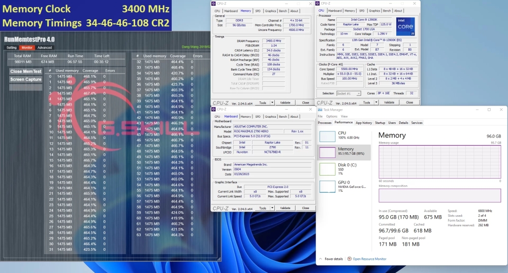 gskill ddr59648tridentz 2