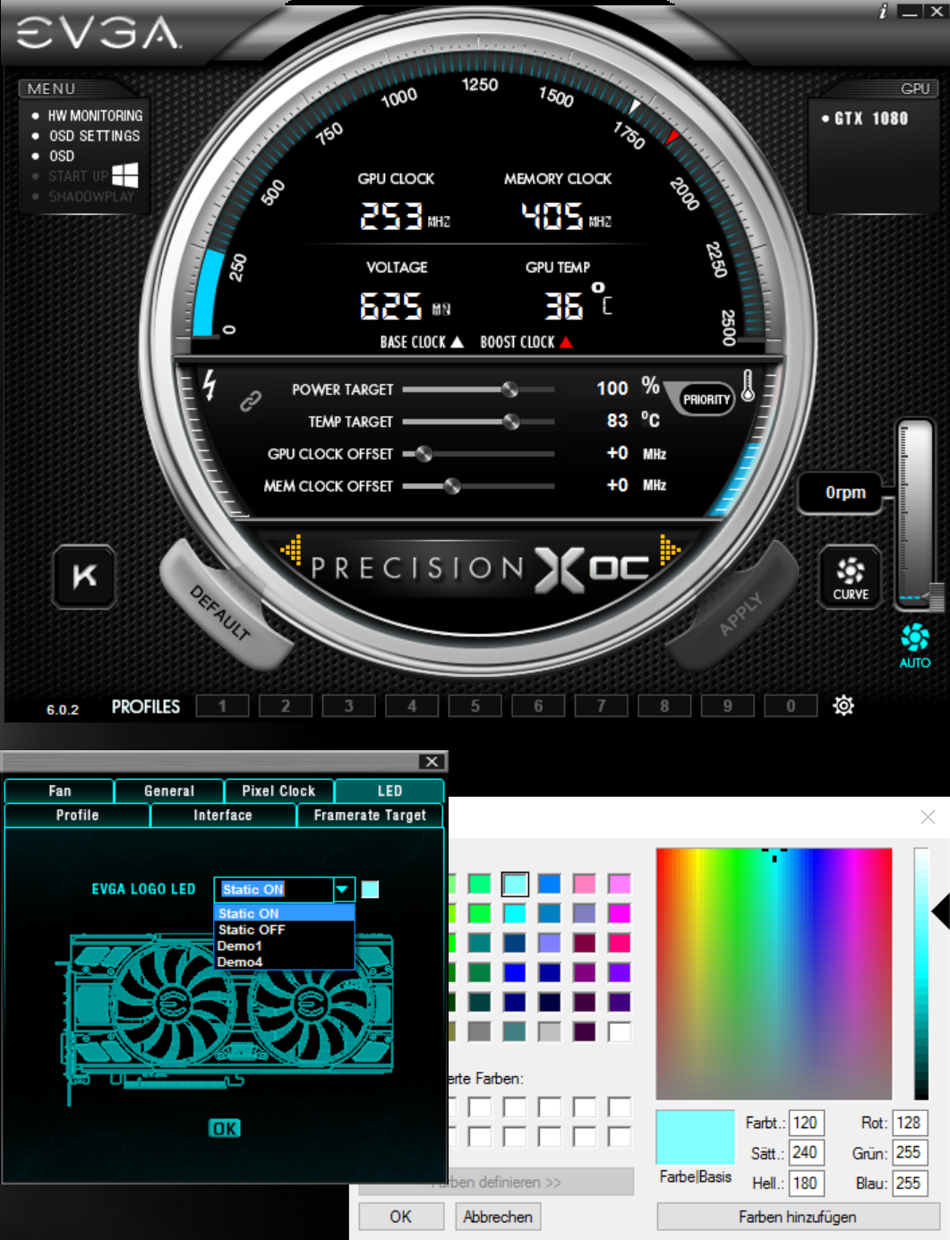 evga precision XOC LED